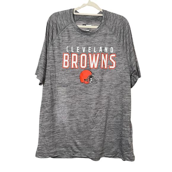NFL Cleveland Browns Men's Short Sleeve T-Shirt Large Gray Fall Football Sports - Picture 1 of 8